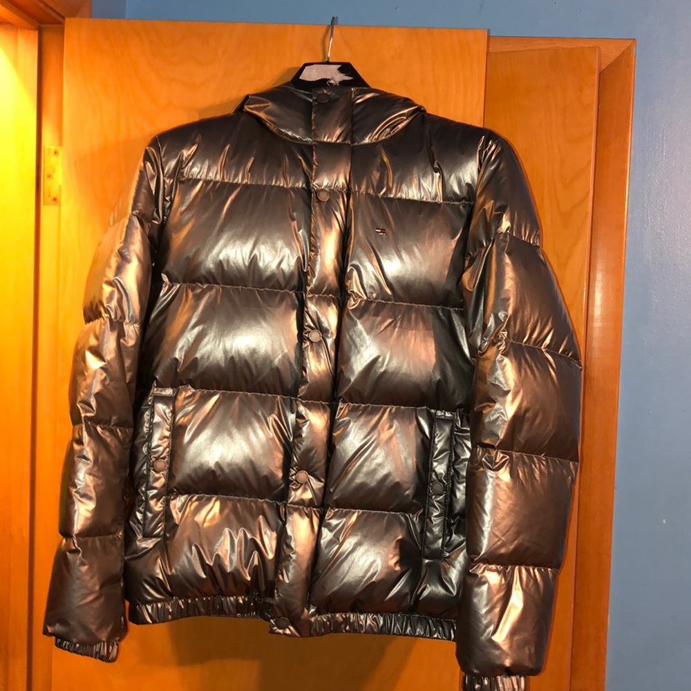 Chrome Tommy Hilfiger Puffer Coat